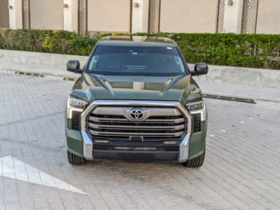 2022 Toyota Tundra Crewmax Limited 6 Cylinder Engine Green Grey Truck