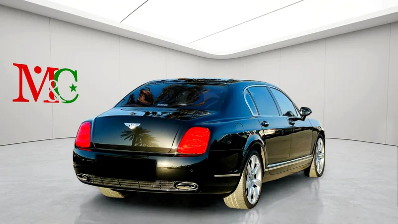 2006 Bentley Continental Flying Spur 12 Cylinder Petrol Engine Black Sedan