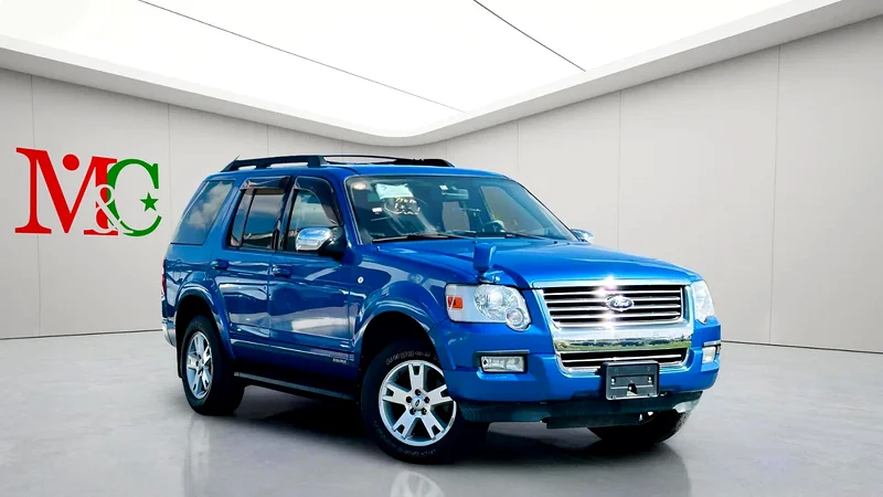 2010 Ford Explorer XLT 6 Cylinders Petrol Engine Blue Black SUV RWD