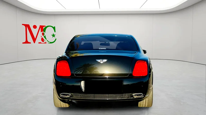 2006 Bentley Continental Flying Spur 12 Cylinder Petrol Engine Black Sedan