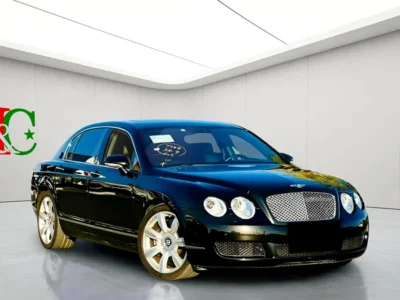 2006 Bentley Continental Flying Spur 12 Cylinder Petrol Engine Black Sedan