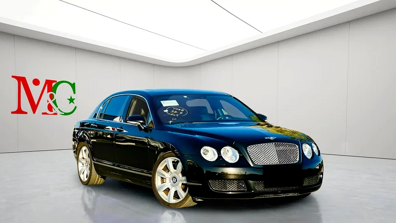 2006 Bentley Continental Flying Spur 12 Cylinder Petrol Engine Black Sedan