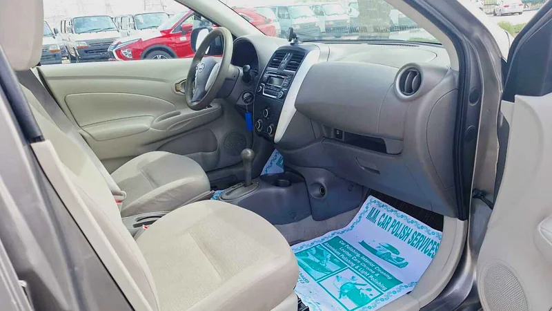 2017 Nissan Sunny Other 4 Cylinder Petrol Engine Grey Beige Sedan GCC Specs