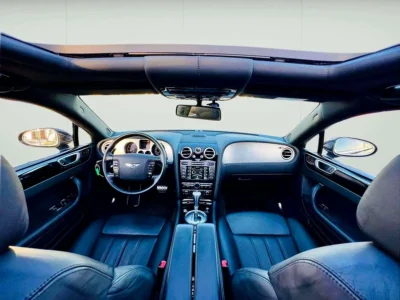2006 Bentley Continental Flying Spur 12 Cylinder Petrol Engine Black Sedan