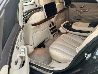 2014 MERCEDES BENZ S500 5.0 Liter 8 Cylinder Petrol Engine Black Beige Sedan