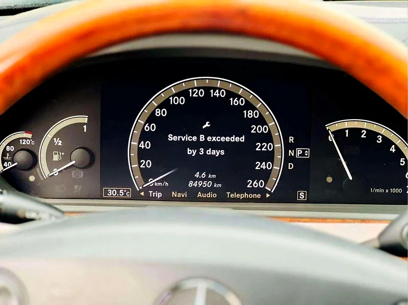 2006 Mercedes-Benz S-Class S 350 6 Cylinder Petrol Engine Silver Black Sedan