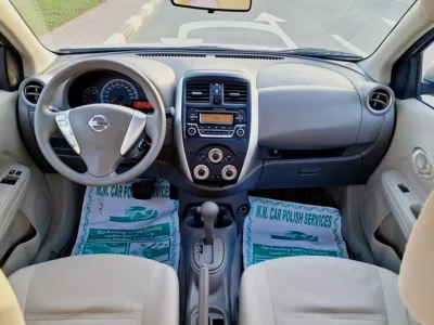 2019 Nissan Sunny Other 4 Cylinder Petrol Engine Silver Beige Sedan GCC Specs
