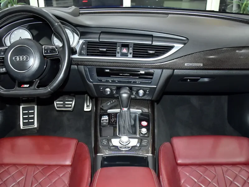 2016 Audi S7 4.0 TFSI Quattro 8 Cylinder Petrol Engine Blue Red Sedan GCC