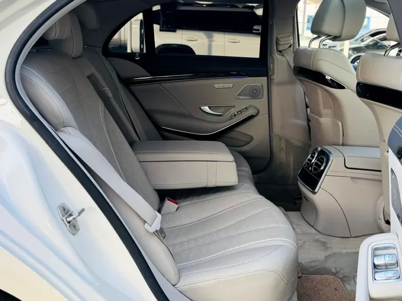 2015 Mercedes-Benz S-Class S 400 h 6 Cylinders Petrol Engine White Sedan