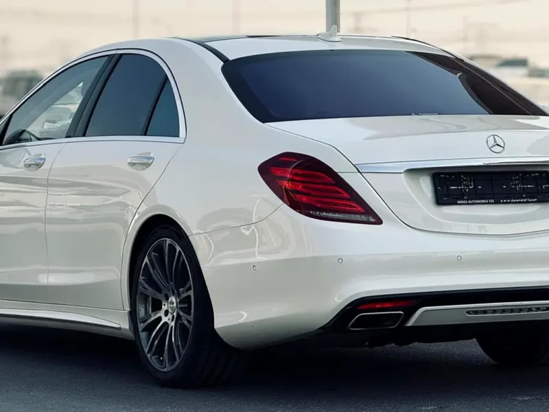 2015 Mercedes-Benz S-Class S 400 h 6 Cylinders Petrol Engine White Sedan