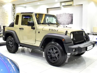 2018 Jeep Wrangler Willys Wheeler 6 Cylinders Petrol Engine Beige Black Crossover