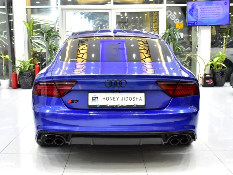 2016 Audi S7 4.0 TFSI Quattro 8 Cylinder Petrol Engine Blue Red Sedan GCC