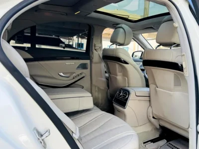 2015 Mercedes-Benz S-Class S 400 h 6 Cylinders Petrol Engine White Sedan