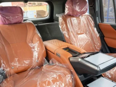 2026 Lexus LX700 Hybrid VIP 3.5L Twin Turbo 4 Cylinder Engine White Orange SUV
