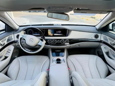 2015 Mercedes-Benz S-Class S 400 h 6 Cylinders Petrol Engine White Sedan