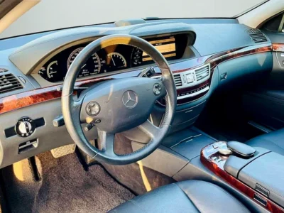 2008 Mercedes-Benz S-Class S 350 6 Cylinders Petrol Engine Black Sedan
