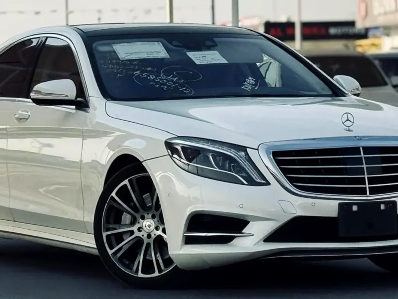 2015 Mercedes-Benz S-Class S 400 h 6 Cylinders Petrol Engine White Sedan