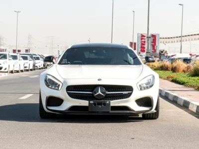 2017 Mercedes-Benz AMG GT 8 Cylinder Petrol Engine White Black Coupe