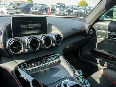 2017 Mercedes-Benz AMG GT 8 Cylinder Petrol Engine White Black Coupe