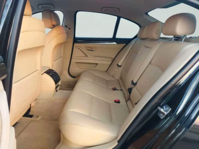 2010 BMW 5-Series 528i 6 Cylinder Petrol Engine Black Beige Sedan