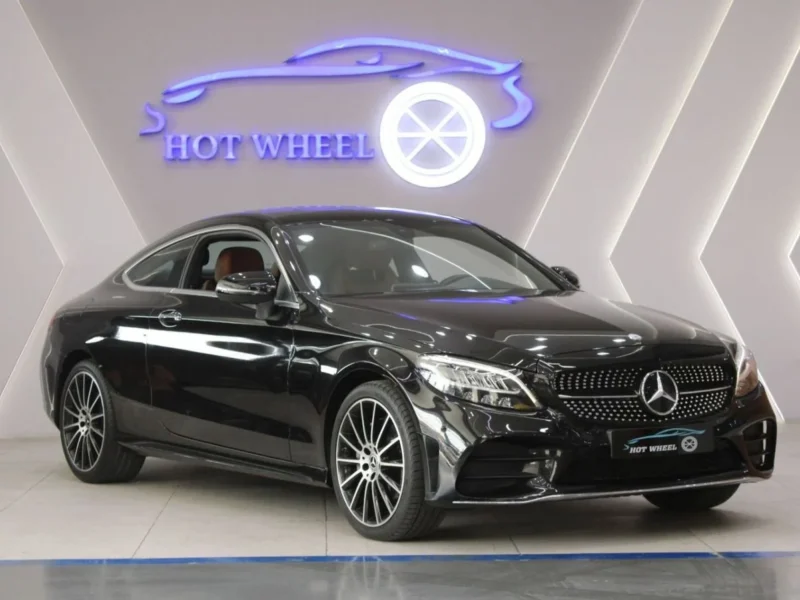 2020 Mercedes-Benz C 200 Coupe 2.0L 4 Cylinder Engine GCC Black Tan