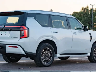 2026 Nissan Patrol LE Platinum 3.5L V6 Twin Turbo AT Petrol White Red SUV