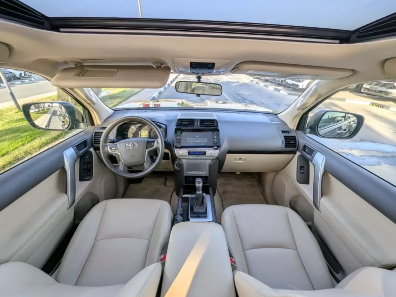2022 Toyota Prado TXL 6 Cylinders Petrol Engine Grey Beige SUV GCC Specs