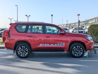 2022 Toyota Prado Tx-l TOP 6 Cylinders Engine Red Beige SUV GCC Specs