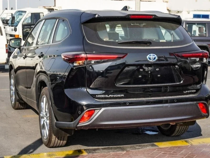 2024 Toyota Highlander Limited 2.5L Hybrid 4 Cylinders Engine Black Beige SUV GCC