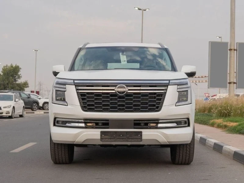 2026 Nissan Patrol LE Platinum 3.5L V6 Twin Turbo AT Petrol White Red SUV