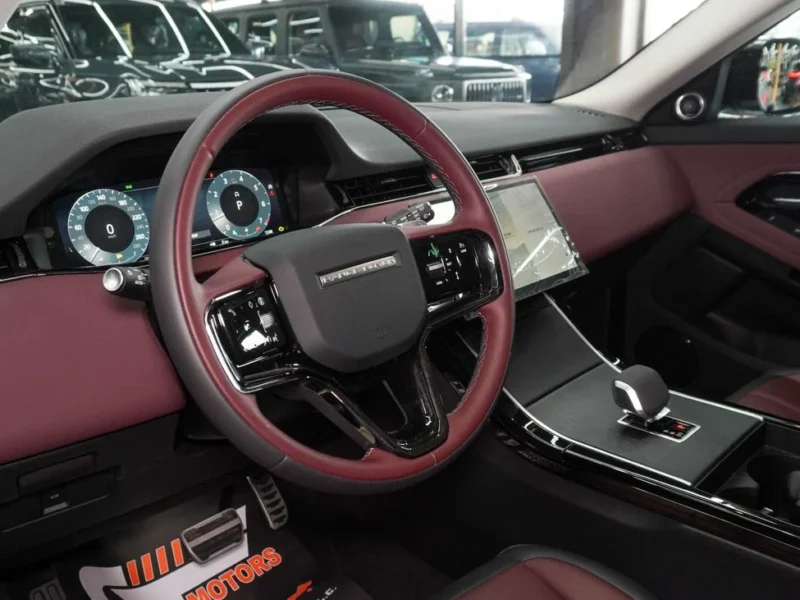 2025 Land Rover Range Rover Evoque 4 Cylinders Petrol Engine Silver Red SUV