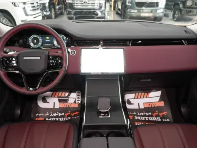 2025 Land Rover Range Rover Evoque 4 Cylinders Petrol Engine Silver Red SUV