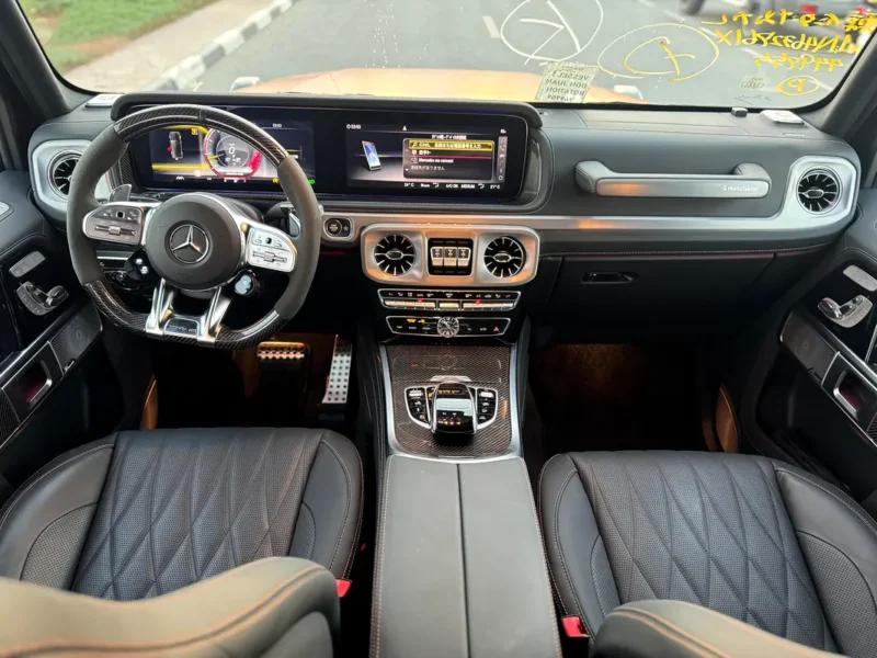 2023 Mercedes-Benz G-Class G 63 AMG 8 Cylinder Petrol Engine Orange Grey SUV