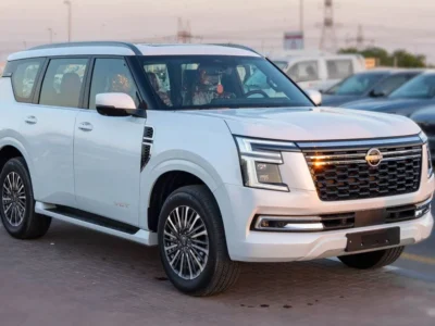 2026 Nissan Patrol LE Platinum 3.5L V6 Twin Turbo AT Petrol White Red SUV