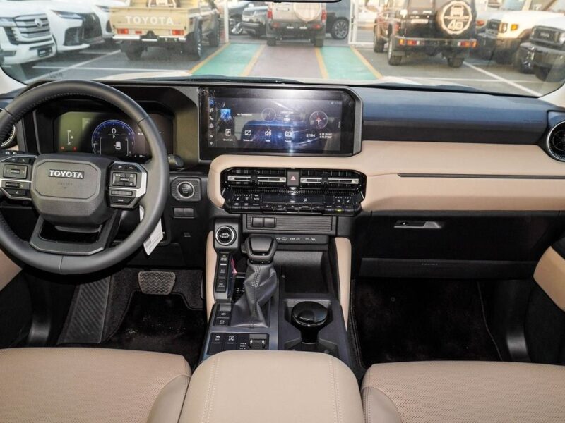 2024 Toyota Prado 2.4L TWIN TURBO 4 Cylinders Engine Grey Beige SUV GCC