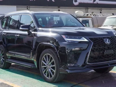2024 Lexus LX 600 FSport 3.5 Litre V6 Engine Black Red SUV GCC Specs