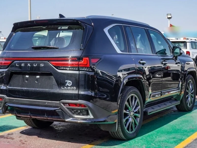 2024 Lexus LX 600 FSport 3.5 Litre V6 Engine Black Red SUV GCC Specs