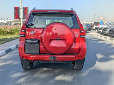 2022 Toyota Prado Tx-l TOP 6 Cylinders Engine Red Beige SUV GCC Specs