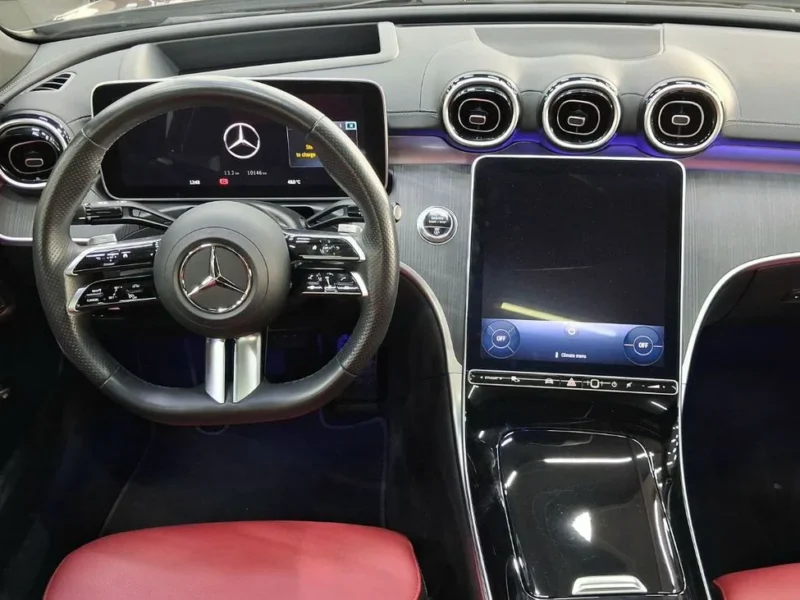 2024 Mercedes-Benz C 200 Premium 2.0L 4 Cylinder AMG KIT Black Red Sedan