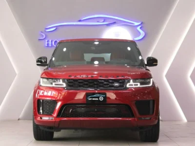 2019 Land Rover Range Rover Sport Supercharged 5.0L V8 Engine Red SUV