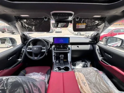 2025 TOYOTA LAND CRUISER GR-S 3.5L 6 Cylinders HYBRID White Red SUV