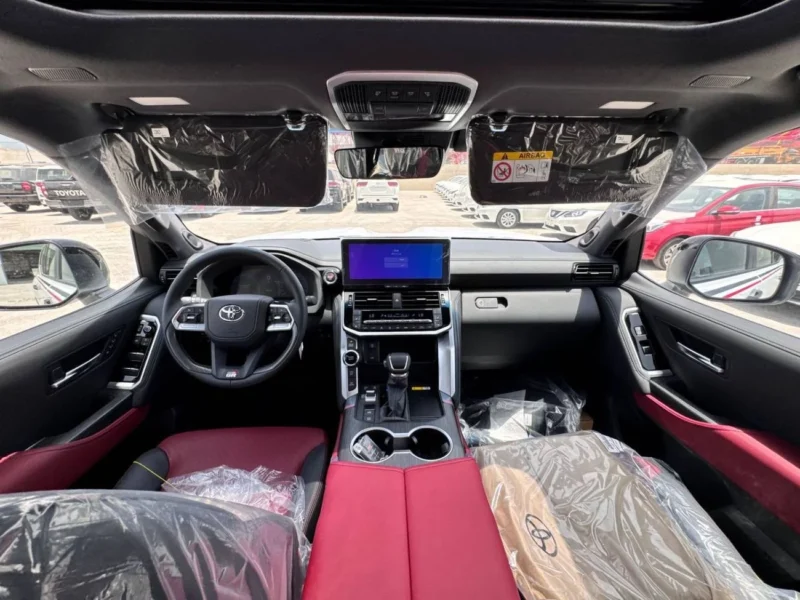 2025 TOYOTA LAND CRUISER GR-S 3.5L 6 Cylinders HYBRID White Red SUV