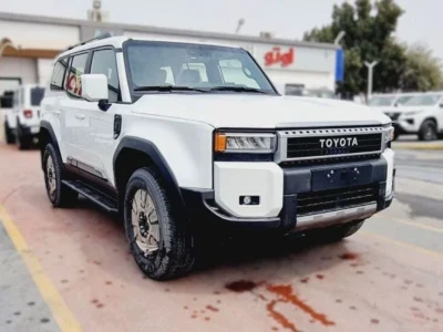 2025 TOYOTA PRADO 250 ALL ROUNDER G 2.4L 4 Cylinders Engine 4X4 White Beige SUV