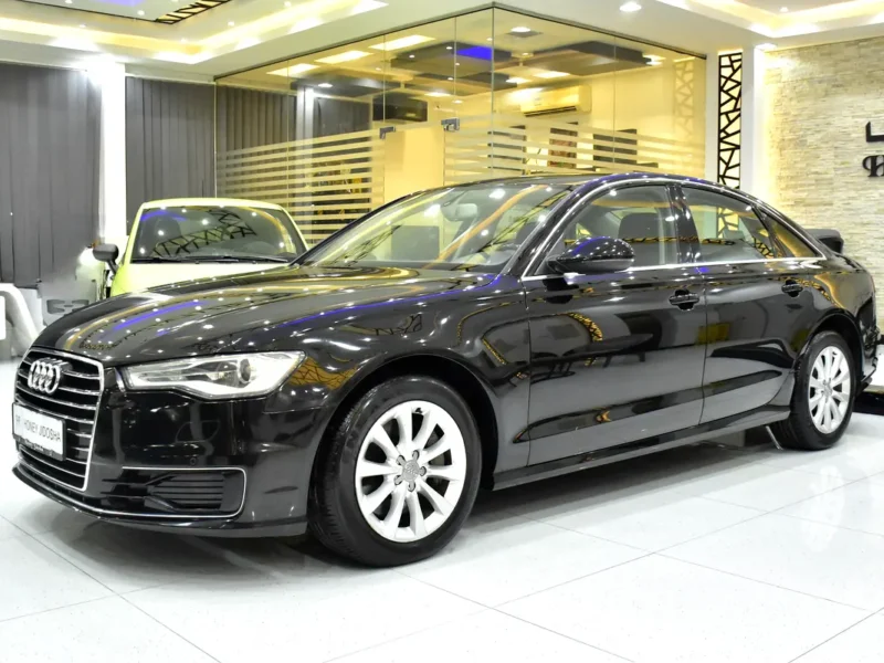 2016 Audi A6 35 FSI Quattro 6 Cylinders Petrol Engine Black Brown Sedan GCC