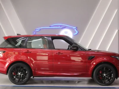 2019 Land Rover Range Rover Sport Supercharged 5.0L V8 Engine Red SUV