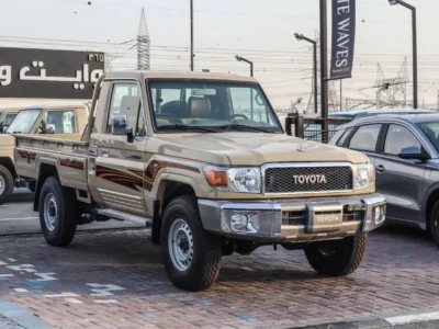 2021 Toyota Land Cruiser 70 Series Single Cab 4.0L 6 Cylinders Petrol Beige Truck