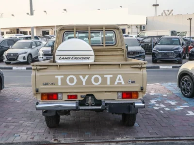 2021 Toyota Land Cruiser 70 Series Single Cab 4.0L 6 Cylinders Petrol Beige Truck