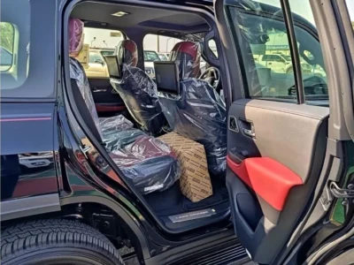 2022 Toyota Land Cruiser GR Sports Edition 6 Cylinder Petrol Engine Black Red SUV