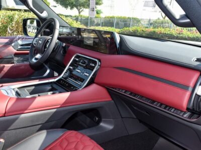 2025 Nissan Patrol Platinum 3.5-litre V6 Twin-Turbo Grey Red SUV GCC Specs