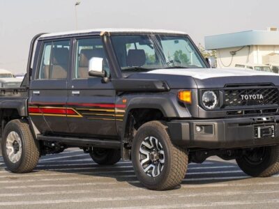 2025 Toyota Land Cruiser Pick Up LX 4.0L V6 Engine AT Grey Tan Pick Up Truck